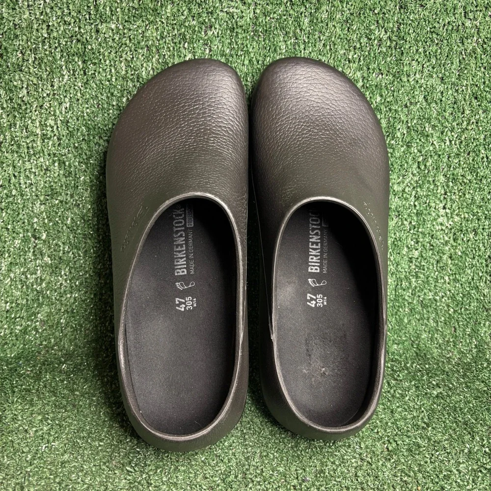 Birkenstock Super Birki Professional Slip Resistant Clog Work Shoe Black Mens 14